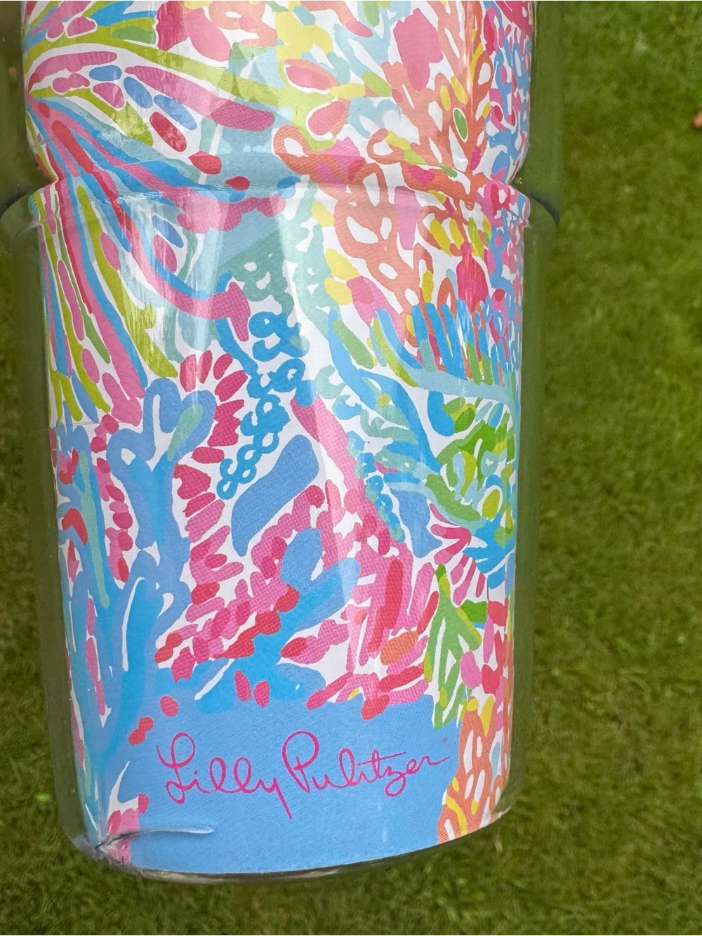 Lilly Pulitzer 24oz Tumbler Tervis Lid • Lovers Coral Print - Picture 2 of 6